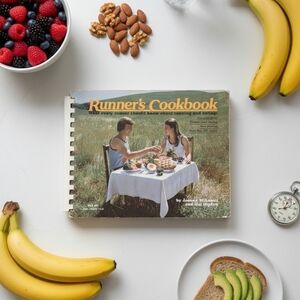 Vtg 1979 Runner's Cookbook by Hal Higdon Carbohydrate Loading Nutrition Retro